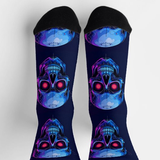 Bright Socks Skull Pics 0037636 Socken (Oben)