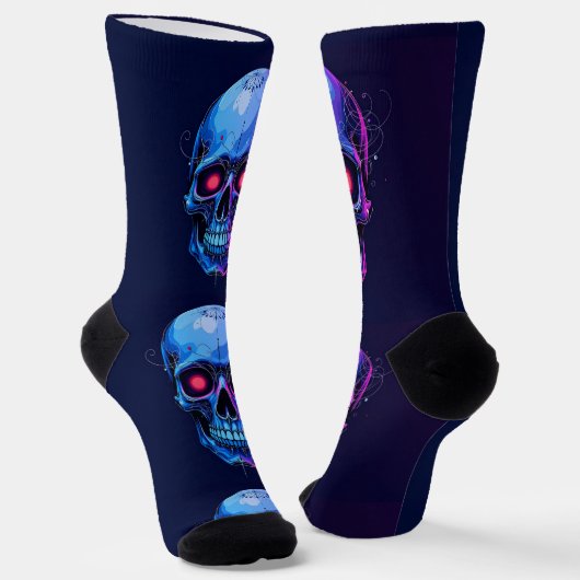 Bright Socks Skull Pics 0037636 Socken (Gewinkelt)