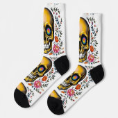 Bright Socks Skull Pics 0037639 Socken (Linkes Detail)