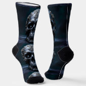 Bright Socks Skull Pics 0037641 Socken (Gewinkelt)