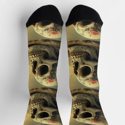 Bright Socks Skull Pics 0037642 Socken (Oben)