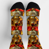 Bright Socks Skull Pics 0037643 Socken (Oben)