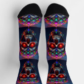 Bright Socks Skull Pics 0037646 Socken (Oben)
