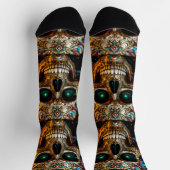 Bright Socks Skull Pics 0037647 Socken (Oben)