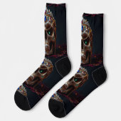 Bright Socks Skull Pics 0037650 Socken (Linkes Detail)