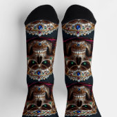 Bright Socks Skull Pics 0037650 Socken (Oben)