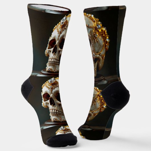 Bright Socks Skull Pics 0037651 Socken (Gewinkelt)