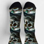 Bright Socks Skull Pics 0037653 Socken (Oben)