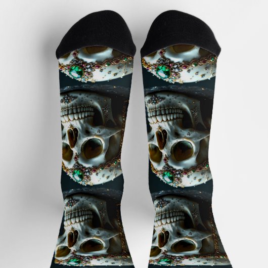Bright Socks Skull Pics 0037653 Socken (Oben)