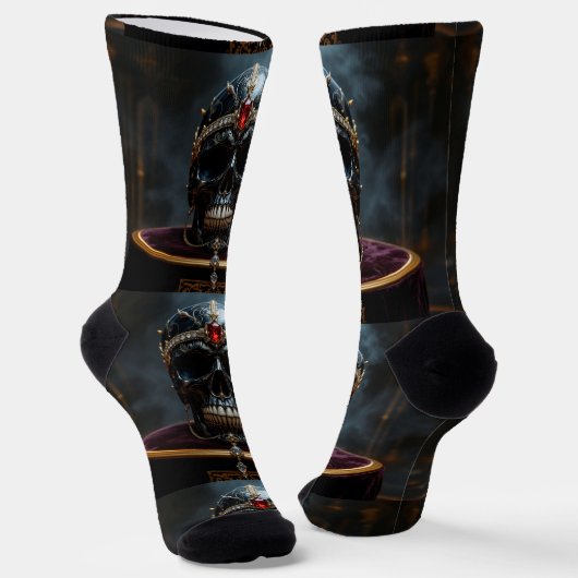 Bright Socks Skull Pics 0037654 Socken (Gewinkelt)