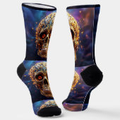 Bright Socks Skull Pics 0037657 Socken (Gewinkelt)