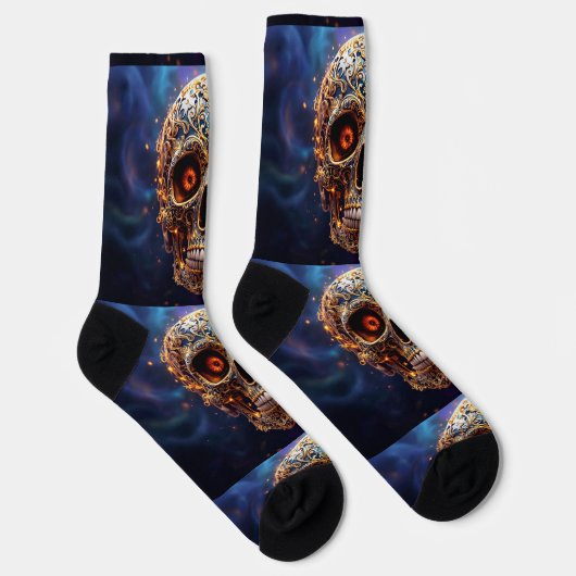 Bright Socks Skull Pics 0037657 Socken (Rechts)