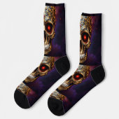 Bright Socks Skull Pics 0037660 Socken (Linkes Detail)