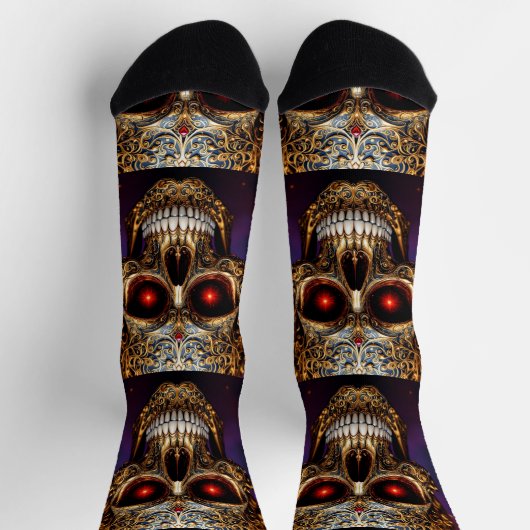 Bright Socks Skull Pics 0037660 Socken (Oben)