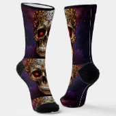 Bright Socks Skull Pics 0037660 Socken (Gewinkelt)