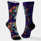 Bright Socks Skull Pics 0037715 Socken (Gewinkelt)
