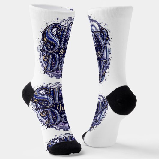 Bright Socks Slay The Day 0044037 Socken (Gewinkelt)