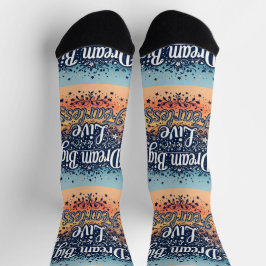 Bright Socks Träume groß & lebe furchtlos 0044007 Socken