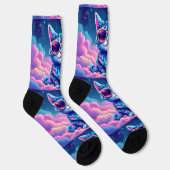 Bright Socks UNISEX Cool Cat 0040756 Socken (Rechts)