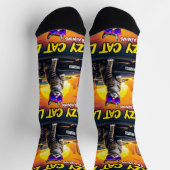 Bright Socks UNISEX Crazy Cat Lady 0040757 Socken (Oben)