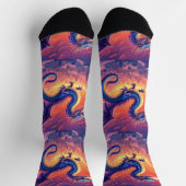 Bright Socks UNISEX Dragon Fire 0040759 Socken (Oben)