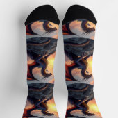 Bright Socks UNISEX Rock Dragon 0040761 Socken (Oben)