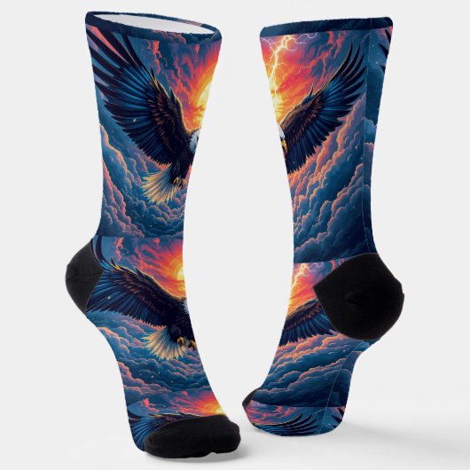 Bright Socks UNISEX Sun Eagle 0040751 Socken (Gewinkelt)