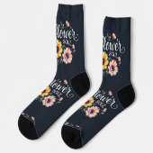 Bright Socks Wildflower Soul 0044009 Socken (Linkes Detail)