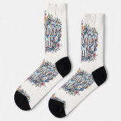 Bright Socks Wildflower Soul 0044044 Socken (Linkes Detail)