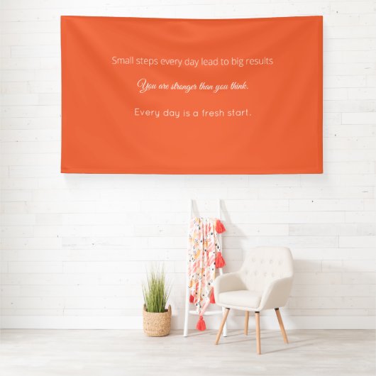 Bright Solid Orange Background  Banner (Insitu)