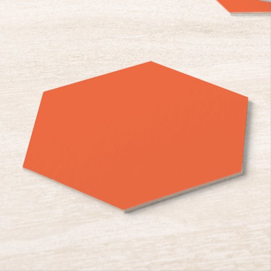 Bright Solid Orange Background Untersetzer (angewinkelt)