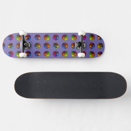 Bright Spheres Skateboard (Horizontal)