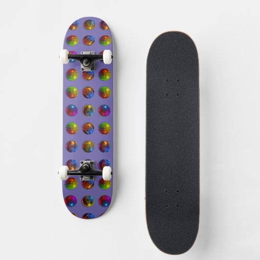 Bright Spheres Skateboard (Vorderseite)