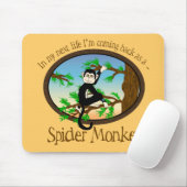 Bright_Spider_Monkey Mousepad (Mit Mouse)