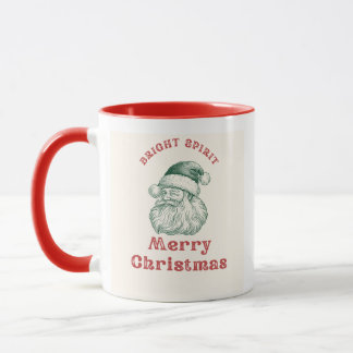 Bright Spirit Santa Mug – Merry Christmas Edition Tasse