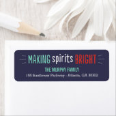 Bright Spirits Holiday Address Labels (Insitu)