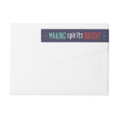 Bright Spirits Wraparound Address Label (Rückseite)