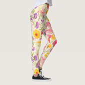 Bright Spring Botanical Design Leggings (Rechts)