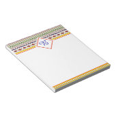 Bright spring Tribal Notizblock (angewinkelt)