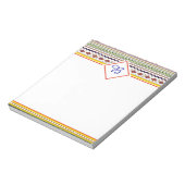 Bright spring Tribal Notizblock (Rotiert)