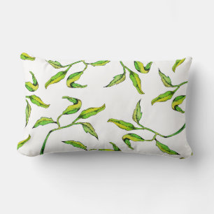 Bright Spring Watercolor Foliage Lendenkissen