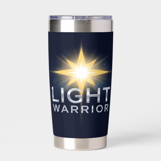 Bright Star Shine Light Warrior Thermobecher (Rückseite)