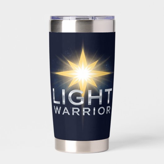 Bright Star Shine Light Warrior Thermobecher (Vorderseite)