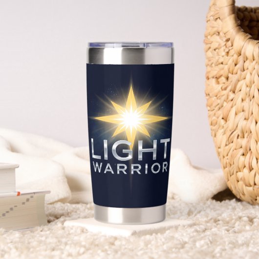 Bright Star Shine Light Warrior Thermobecher (Wohnzimmer (gedreht))