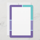 Bright Star von David Bat Mitzvah Vielen Dank Dankeskarte (Rückseite)