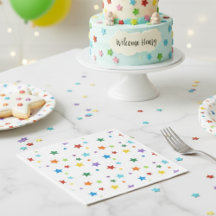 Bright Stars Paper Napkins - Festival & Whimsical