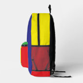 "Bright Start" Primary School Bag/Custom Monogram Bedruckter Rucksack (Rechts)