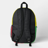 "Bright Start" Primary School Bag/Custom Monogram Bedruckter Rucksack (Rückseite)