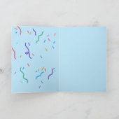 Bright Streamers Mazel Tov Glückwunsch Karte (Innenseite)