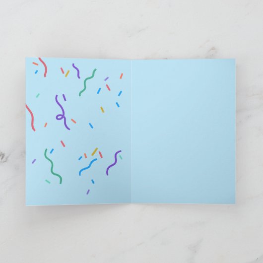 Bright Streamers Mazel Tov Glückwunsch Karte (Innenseite)